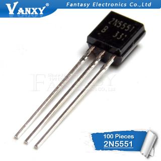 Set 100 Linh Kiện Điện Tử 2n5551 To-92 2n5551 To92 0.6a 160v Npn