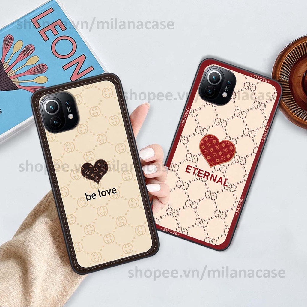 Ốp Xiaomi Mi 11 / Mi 11T / Mi 11 Lite hình trái tim be love tình yêu siêu đẹp, cá tính, thời trang