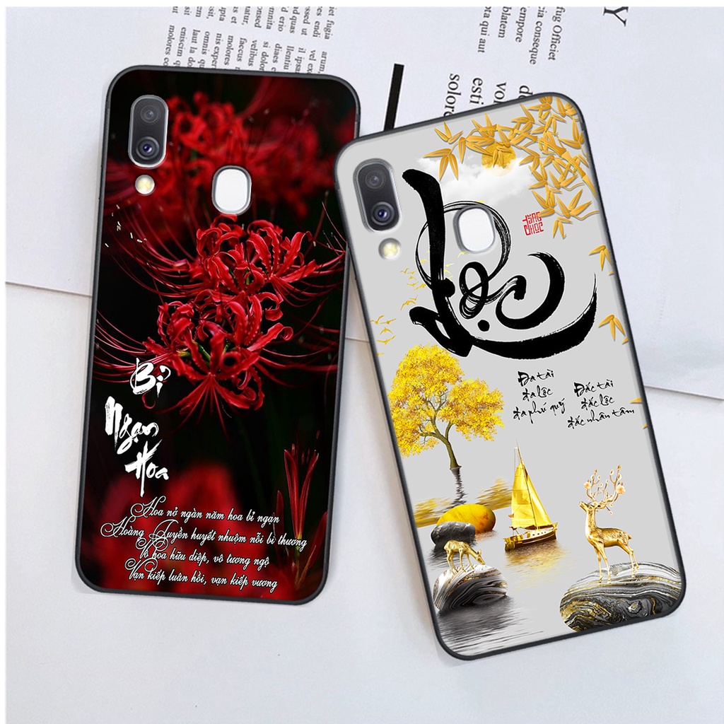 Ốp lưng Samsung Galaxy A40 in hình chữ tài chữ lộc, Cha Mẹ, bình an SIÊU ĐẸP