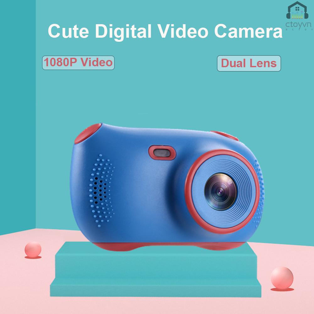 Máy ảnh kỹ thuật số 1080P 18MP hai ống kính có thể sạc lại dùng làm quà tặng cho bé
 | BigBuy360 - bigbuy360.vn