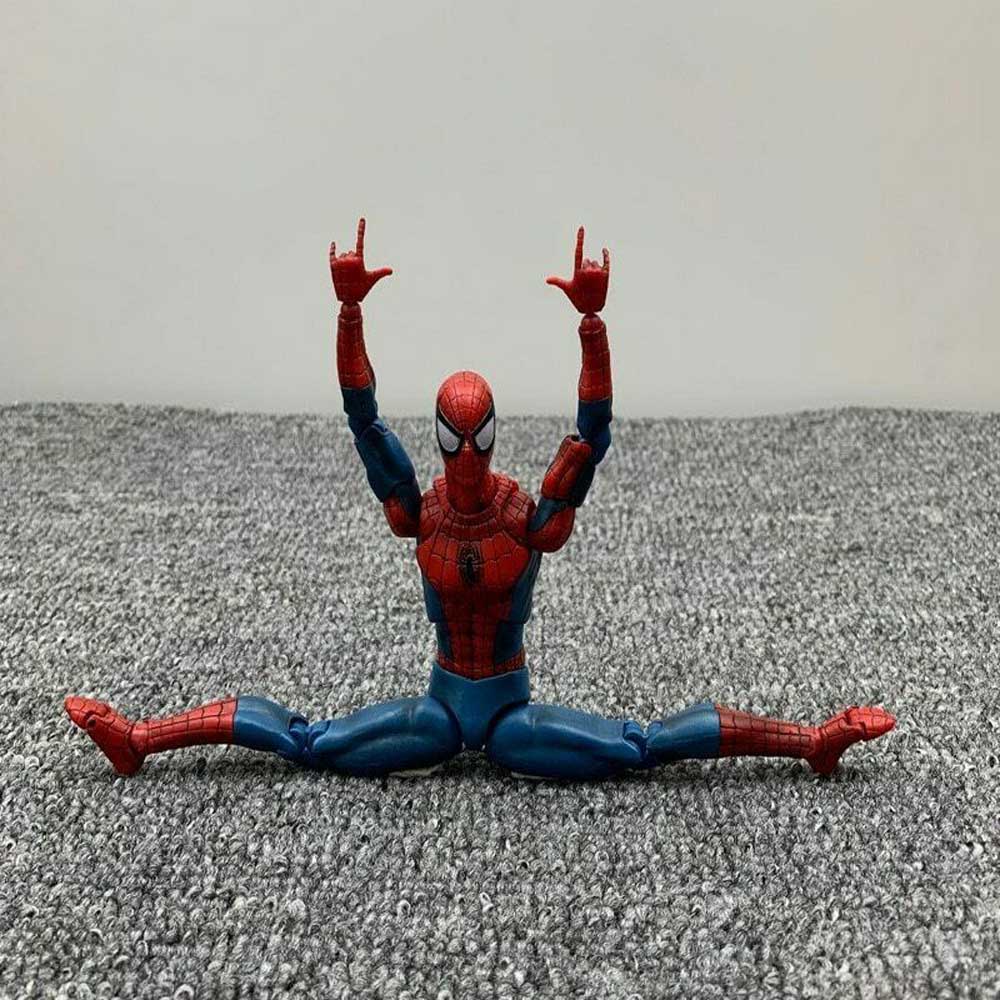 Mô hình nhân vật người nhện Marvel Mafex 075 16cm có khớp cử động độc đáo
