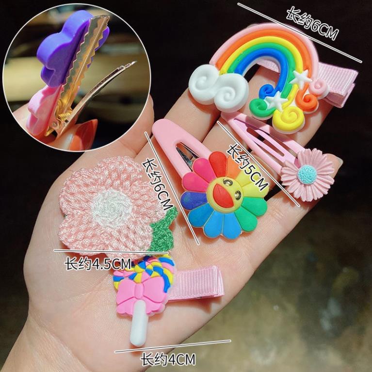 Set 14 Kẹp Tóc Hàn Quốc Dễ Thương Cho Bé Gái