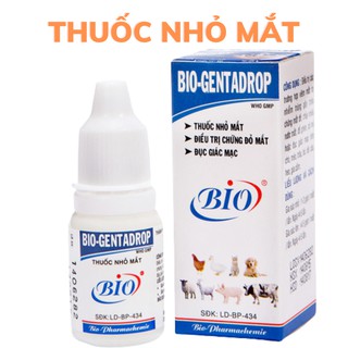 Bio-gentadrop lọ 10ml nhỏ mắt cho gà, chó, mèo........
