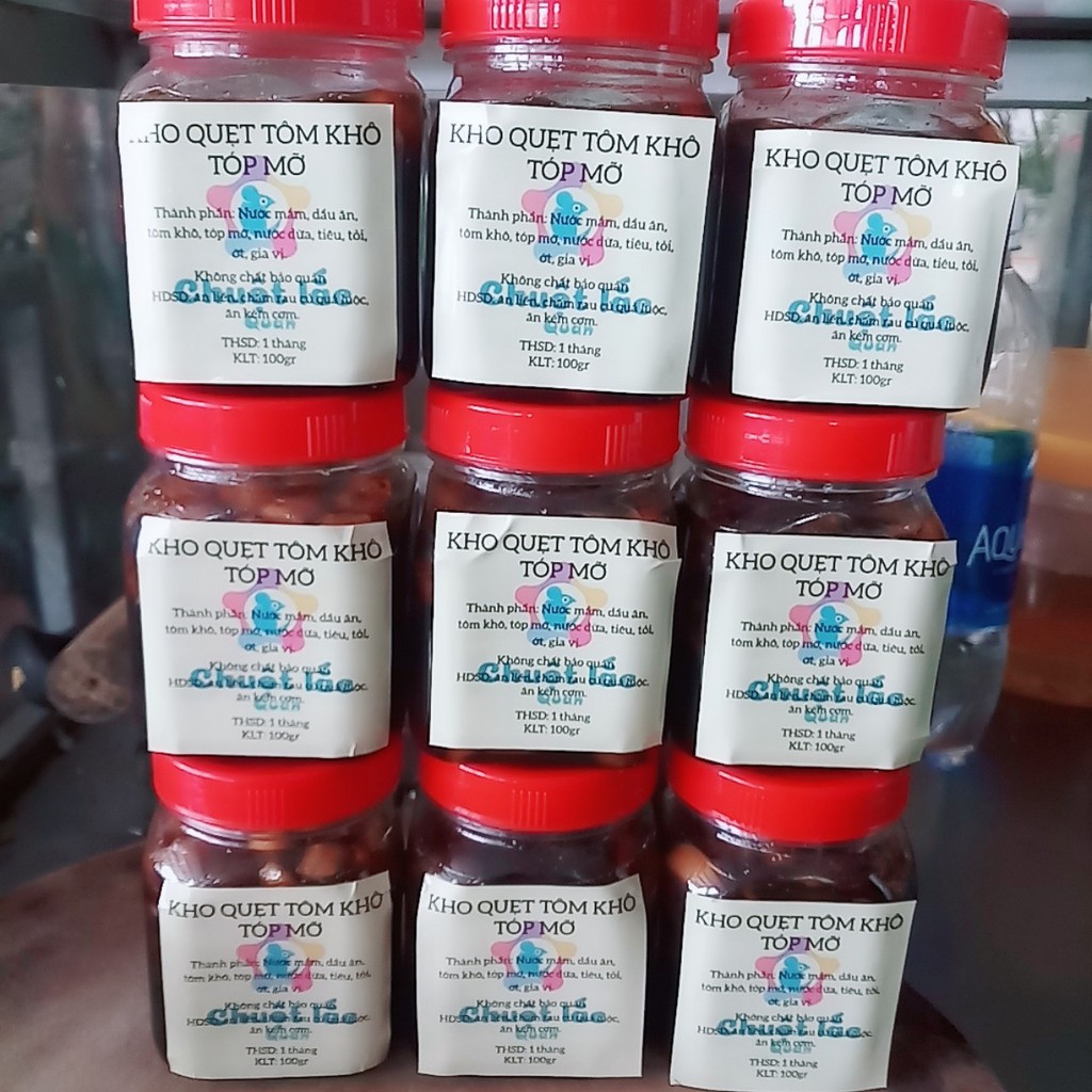 GIAO TPHCM- Kho quẹt tôm khô tóp mỡ hủ 200gr
