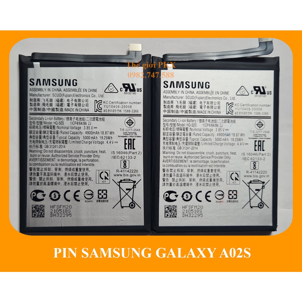 Pin Galaxy A02S HQ-50S Zin Hàng Nhập Khẩu Dung Lượng 5000mAh