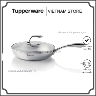 Chảo T Chef Series Frypan 24cm Nắp Kính Tupperware