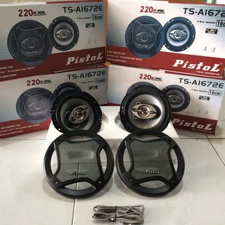 Loa đồng trục ôtô Pistol 16cm 2 đường tiếng riêng biệt