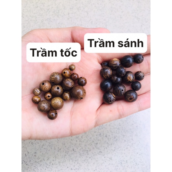 Hạt  Trầm Hương sánh chìm dùng mix vòng tay,chuỗi tràng đeo tay phong thuỷ