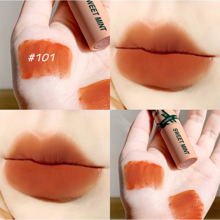 Son tint matte velvet siêu mềm môi siêu bền màu Mỹ phẩm nội địa Trung giá học sinh sinh viên | BigBuy360 - bigbuy360.vn