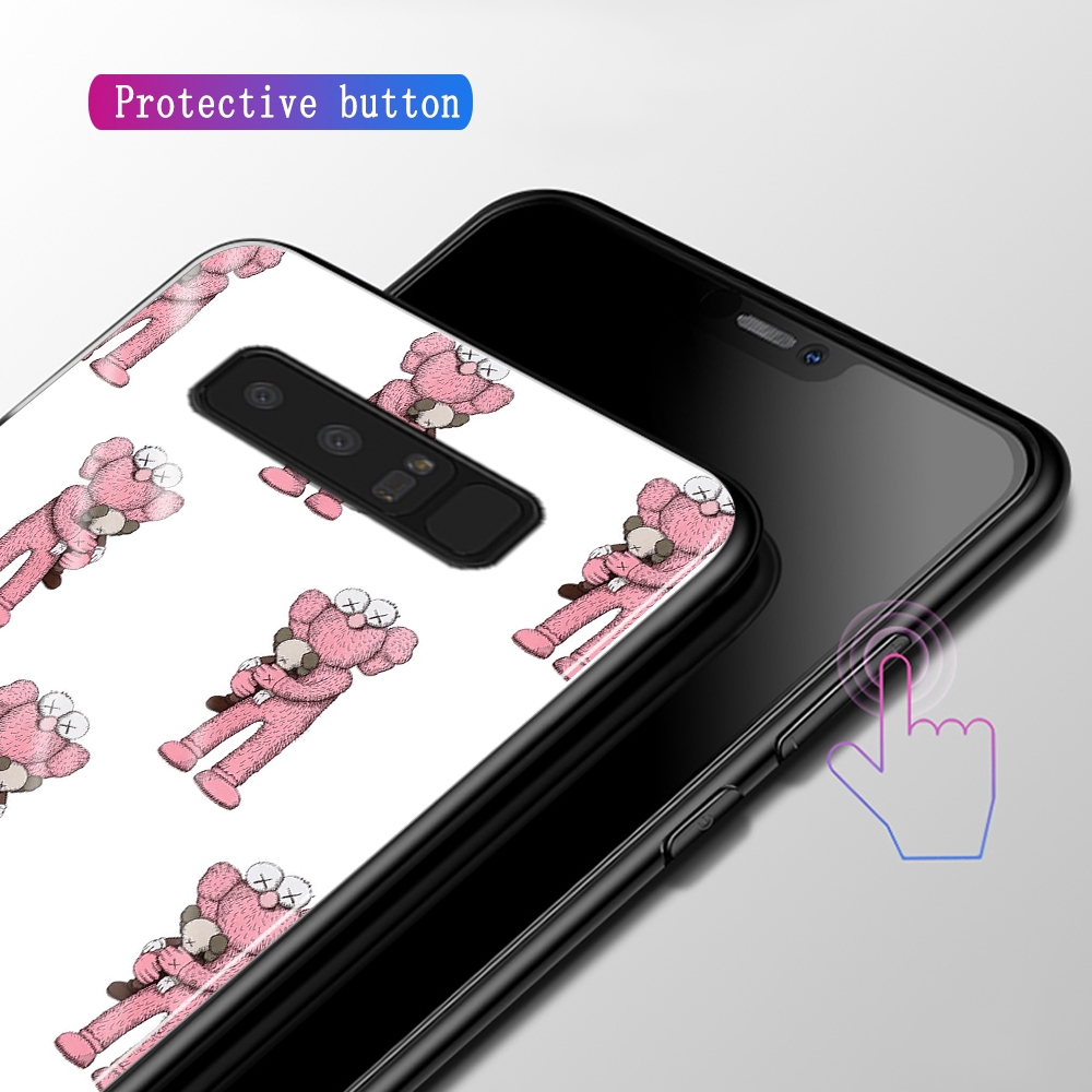 Ốp lưng kính cường lực cho Samsung Galaxy S8 Plus Galaxy S8 S9 S10 Plus S10e Note 8 9 10 Plus