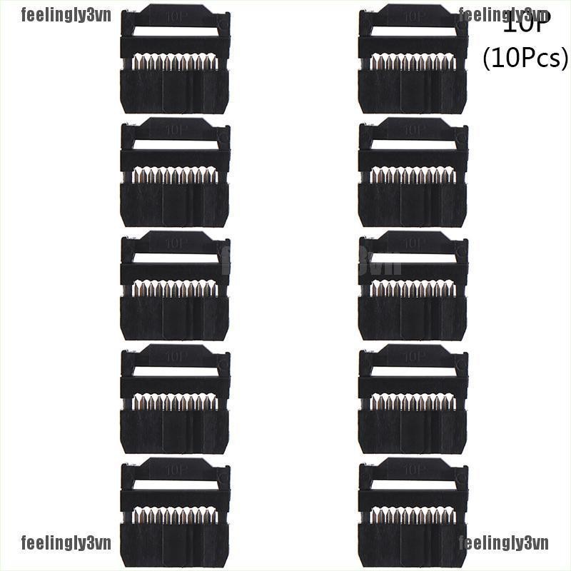 Set 10 Dây Cáp 2.54mm IDC 6 / 8 / 10 / 12 / 14-50 - 50-Pin Chuyên Dụng