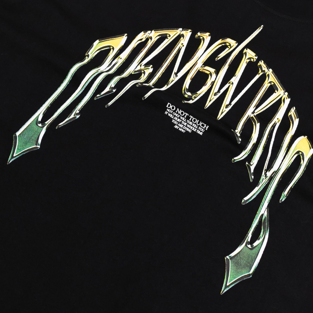 Áo thun Morning Warning Chrome Black - Áo Thun Unisex Form Rộng Tay Lỡ Oversize Cotton 100% Local Brand