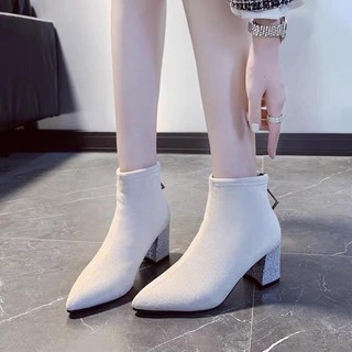 Bốt da lộn cổ thấp hàng oder quảng châu