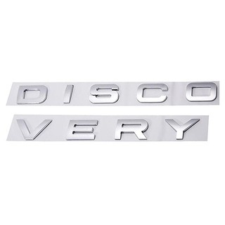 Tem chữ DISCOVERY mạ Crome 3D