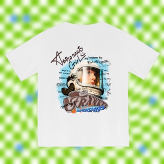 Áo Phông oversize Frankee - Astronaut Girl T-shirt - Trắng - Local Brand Chính Hãng