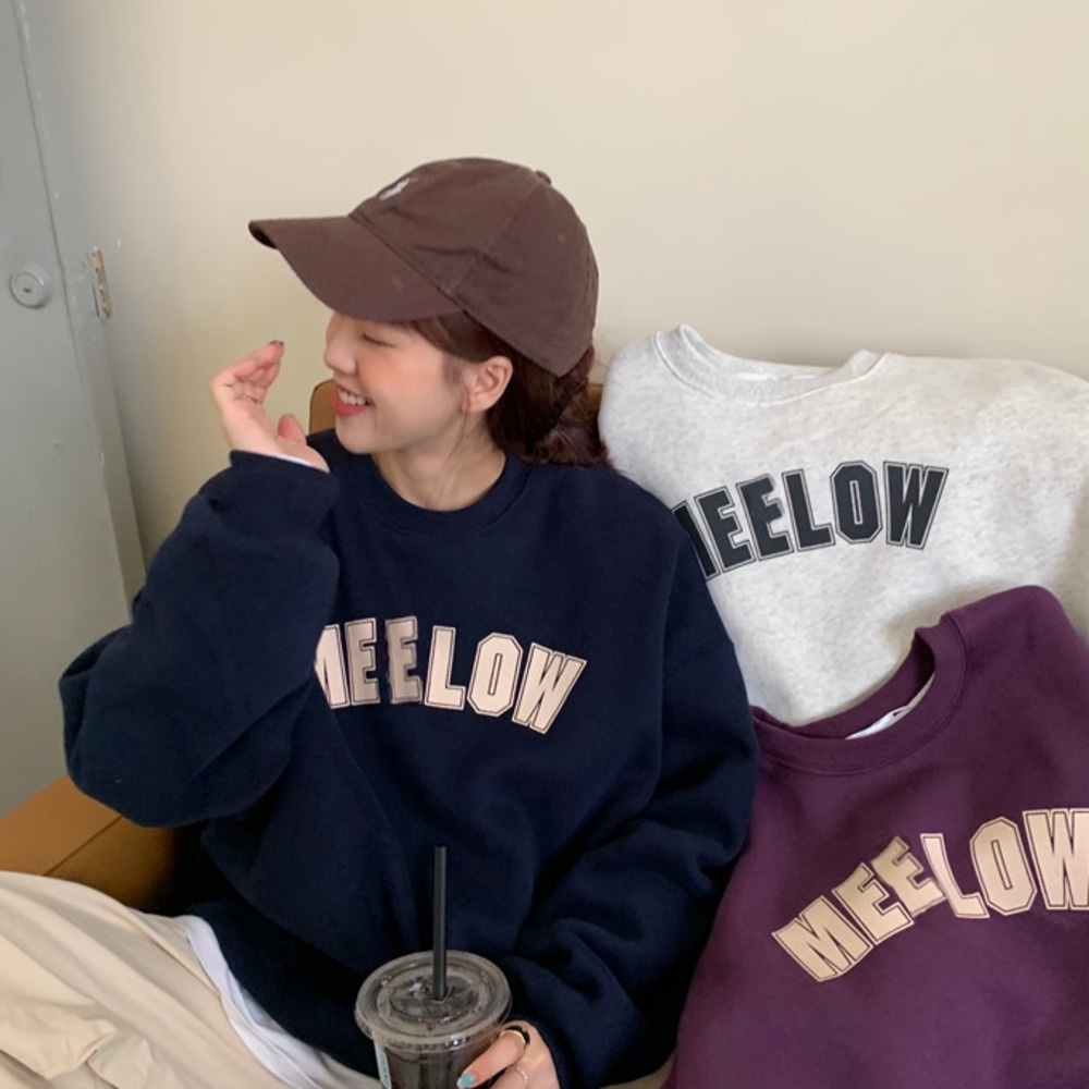 Áo thun tay dài thời trang trẻ trung 173630Áo hoodie lót nhung dày dặn form rộng thời trang Harajuku cho nữ