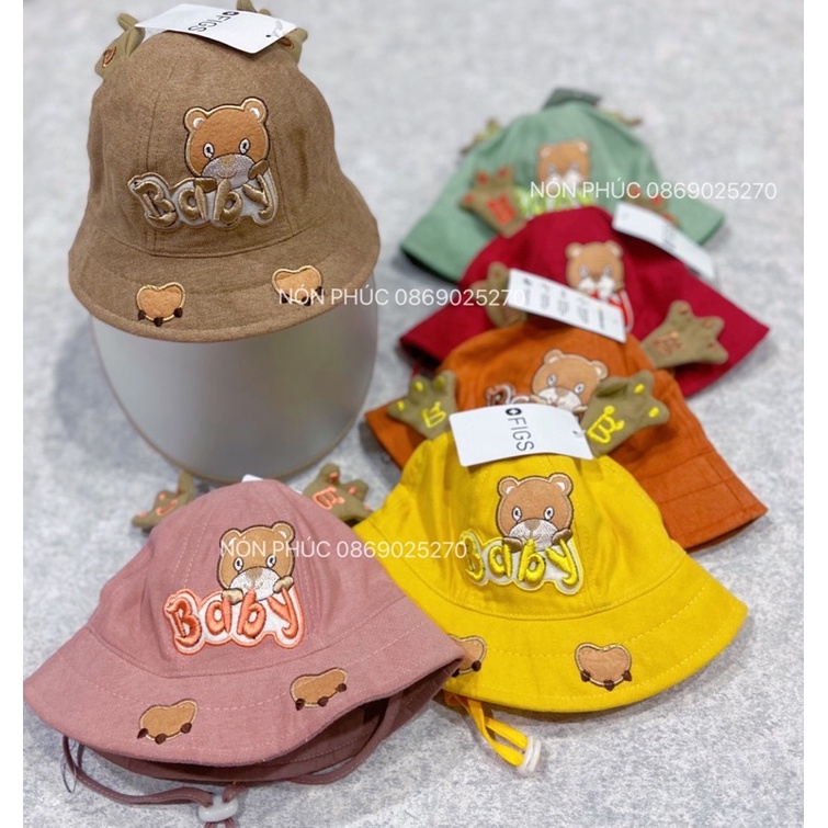 ⚡️HOẢ TỐC⚡️Bé 6tháng-2tuổi-MŨ CHỐNG DỊCH BẮN,MŨ CẢN BỤI ,MŨ VÀNH NHUNG BABY