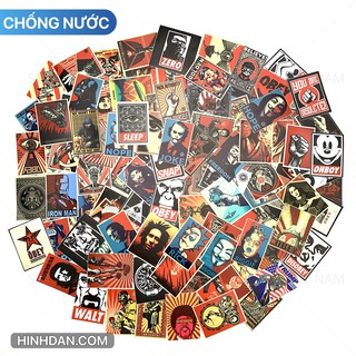 OBEY sticker Siêu Chống Nước dán Nón Bảo Hiểm, Xe, Laptop, Đàn Guitar, Tường, Tủ