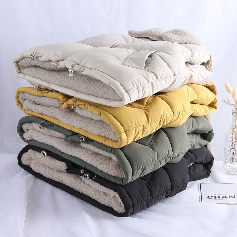 Áo Khoác Phao Sát Nách Lót Cotton Phối Nhung Dày Giữ Ấm Mùa Thu Đông Cho Bé 100-150 Tuổi