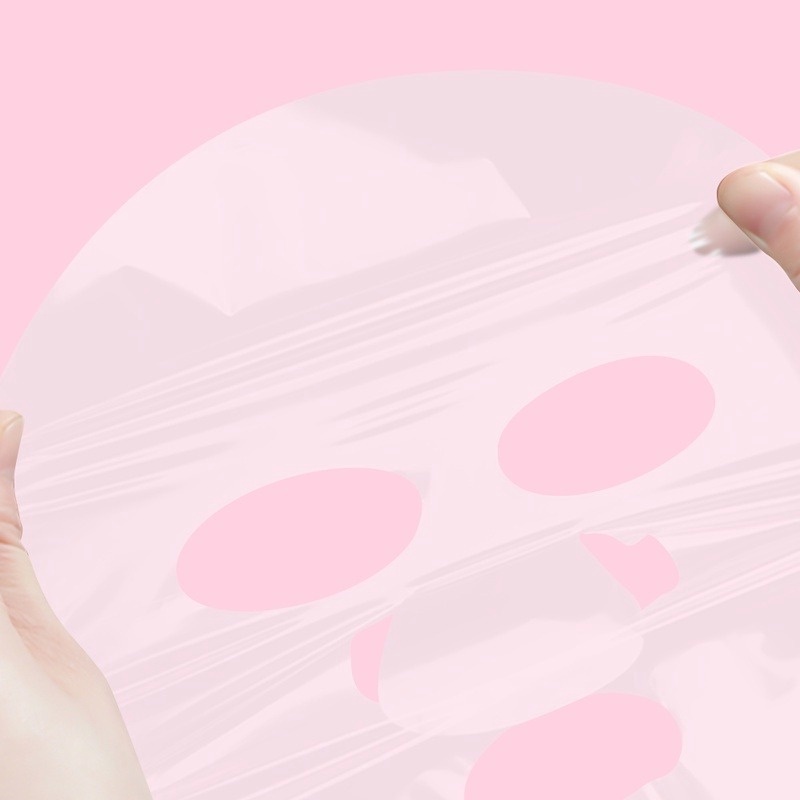 Set 100 Mặt Nạ Nhựa Trong Suốt Siêu Mỏng Dưỡng Ẩm Da Mặt