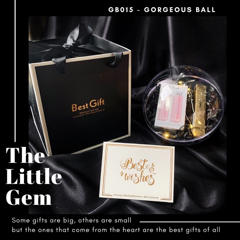 Hộp quà quả cầu Gorgeous Ball 14cm độc lạ đựng quà,đựng son tặng 14/2 Valentine, 8/3, 20/10, 20/11, Noel, Sinh nhật | BigBuy360 - bigbuy360.vn