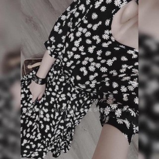 VÁY HOA CÚC CHO MẸ VÀ BÉ