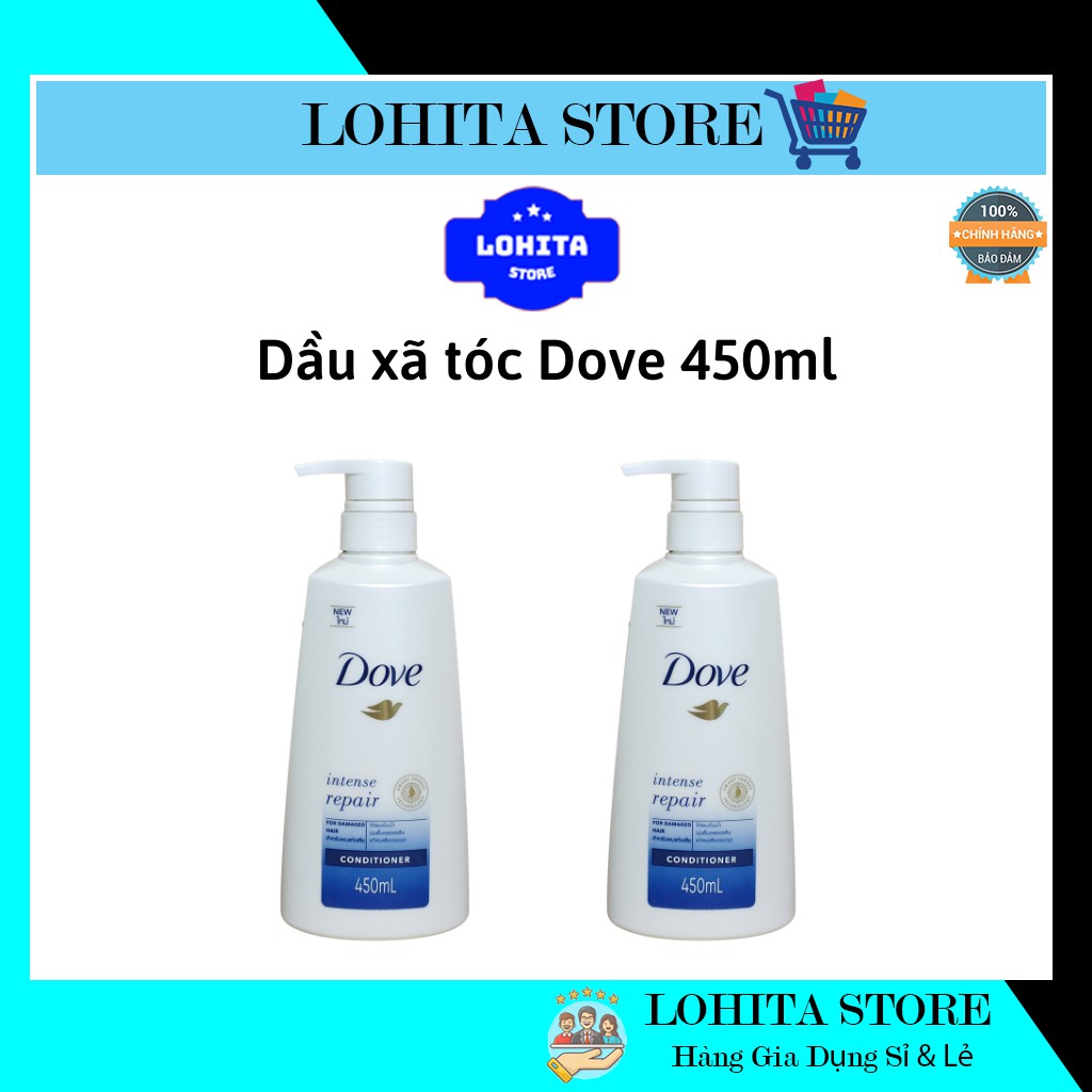  Dầu xã Dove Phục Hồi Hư Tổn Suôn Mượt Tóc Dưỡng Tóc 480ml Thái Lan Chính Hãng