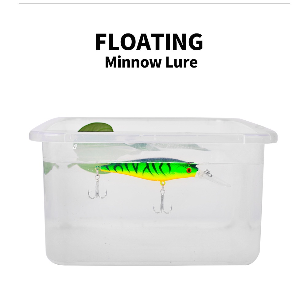 Mồi Câu Cá Giả Bằng Nhựa Cứng 10 Màu R128 11.5cm 10.5g
