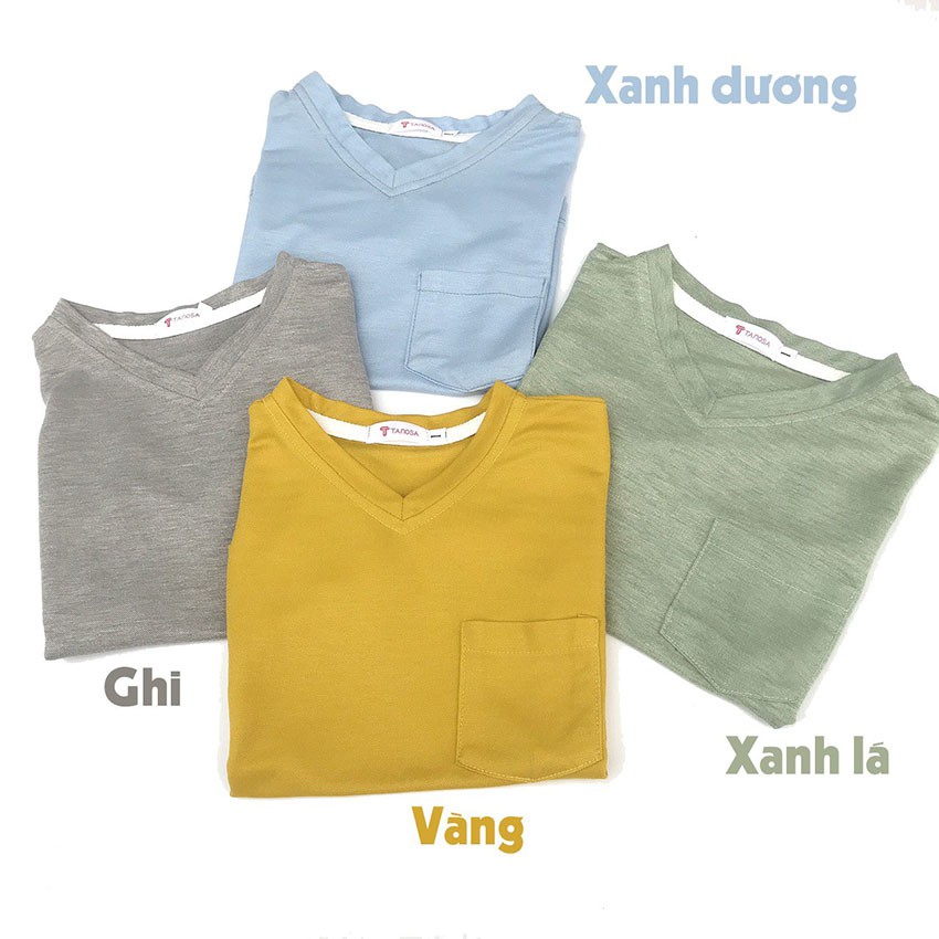 Áo thun cổ tim cho bé 10-25kg TANOSA KIDS