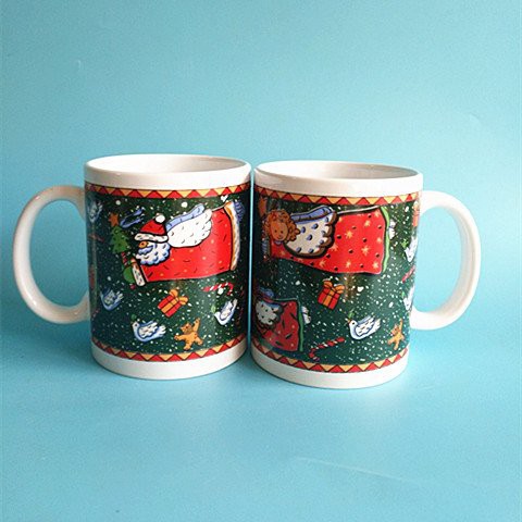 Cốc Sứ In Hình Ông Già Noel Người Tuyết Sáng Tạo