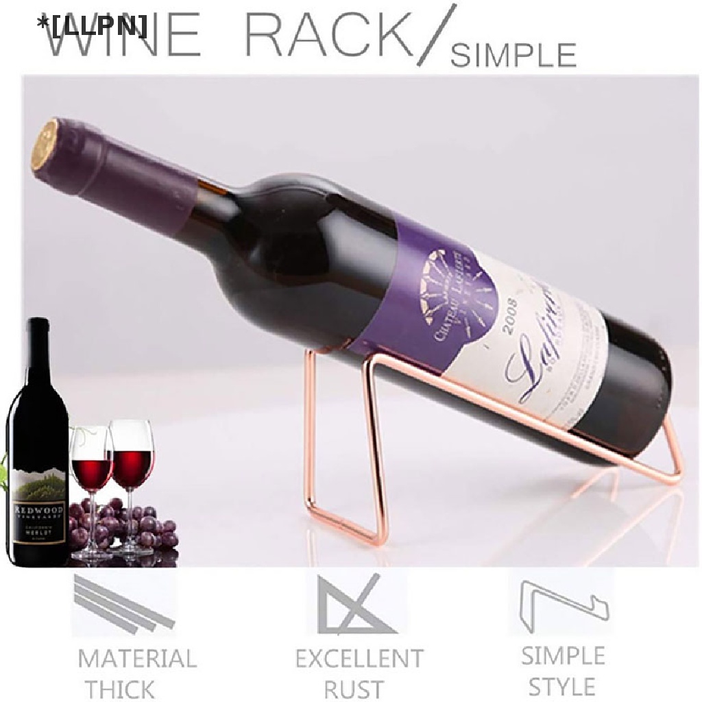 Giá Đỡ Chai Rượu / Bia / Chào Mừng Bằng Thép Không Gỉ Mạ Điện Đơn Giản