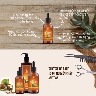 Dầu dưỡng tóc Mắc Ca MACALAND 30ml/100ml dưỡng tóc mềm mượt phục hồi tóc hư tổn
