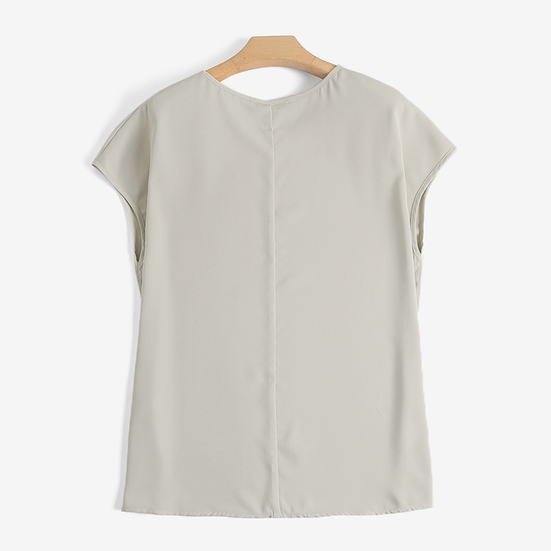 Áo thun ZANZEA tay ngắn cổ tròn thời trang dành cho nữ