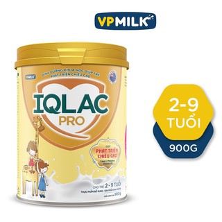 Sữa IQLac Pro Chiều Cao - Sữa Bột VPMilk Cao Lớn Cho Trẻ 900g Nhập Khẩu New Zealand