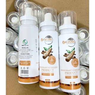 Chai xịt khử mùi diệt khuẩn BioZone 100% Tự nhiên mùi Hoa Quế dung tích 100ml- An toàn- hiệu quả