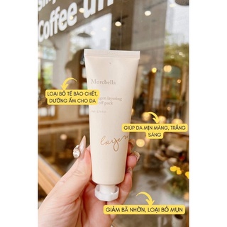 Peel da collagen cao cấp Morebella, dưỡng trắng sáng da, nám sạm sần sùi