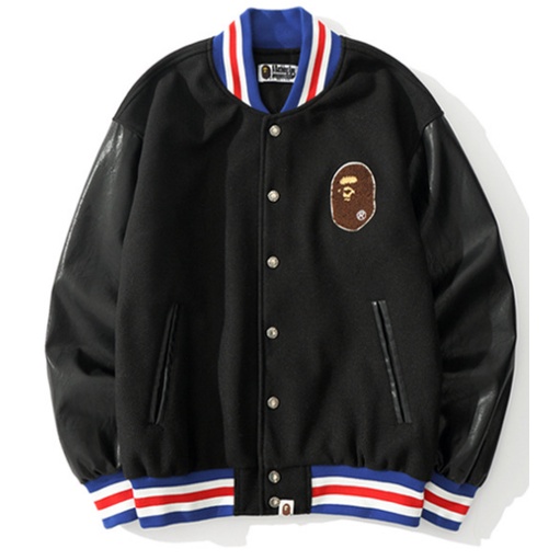 Áo Khoác Sweater BAPE Họa Tiết Rằn Ri Cá Mập Cho Nam Và Nữ