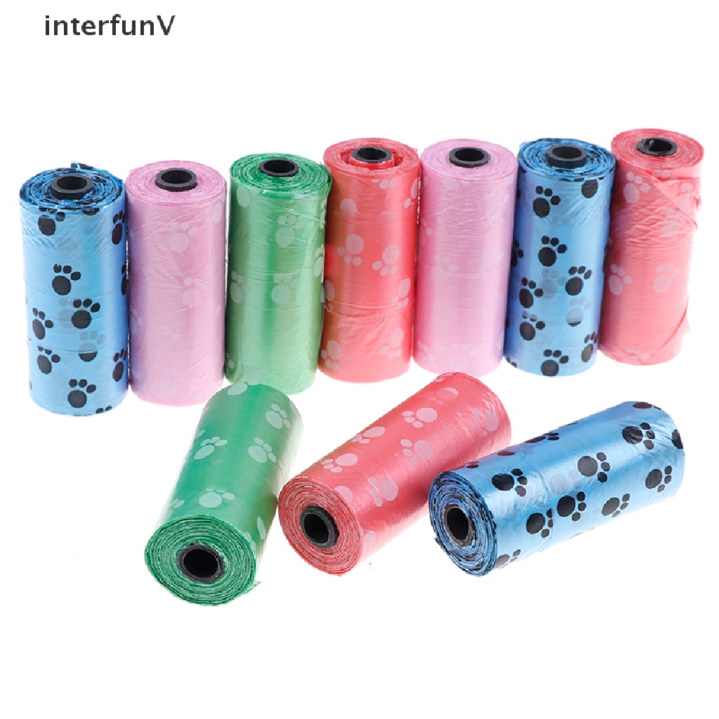 Bộ 10 Cuộn Túi Đựng Chất Thải Dùng Một Lần Tiện Dụng Cho Thú Cưng