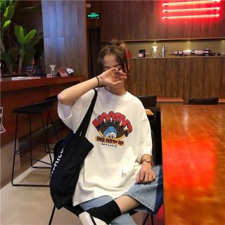 {{ HÌNH THẬT }}Áo thun tay lỡ Woody's 🙄😋😋☺