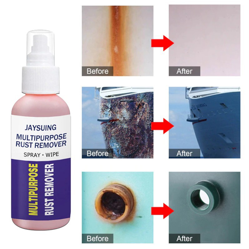 Chai Xịt Rust Remover Tẩy Rỉ Trên ÔTÔ Xe Máy, Đánh Bay Mọi Vết Bẩn Lâu Năm, Sét Máy Móc, Dầu Nhớt