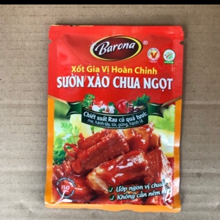 Gia vị sườn xào chua ngọt