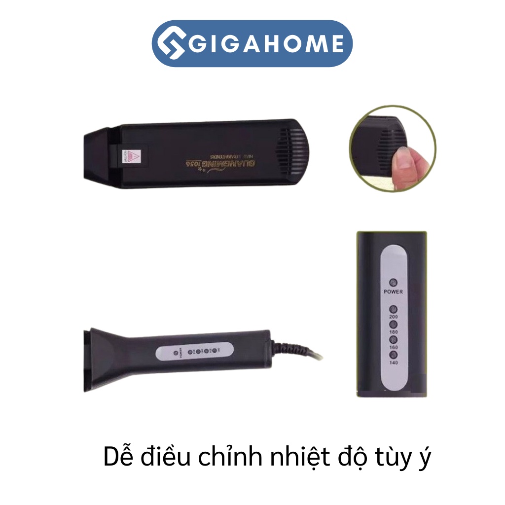 Máy Bấm Xù, Duỗi, Uốn Tóc Chuyên Dụng GIGAHOME Chỉnh Nhiệt Cao Cấp 9017