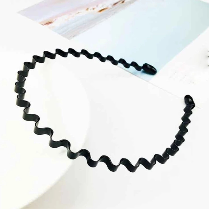 Băng đô cài tóc kiểu dáng gợn sóng chống trượt thời trang cho nữ