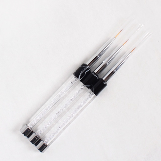 Cọ nét cán đá -dành cho vẽ - chuyên làm nail 3 size
