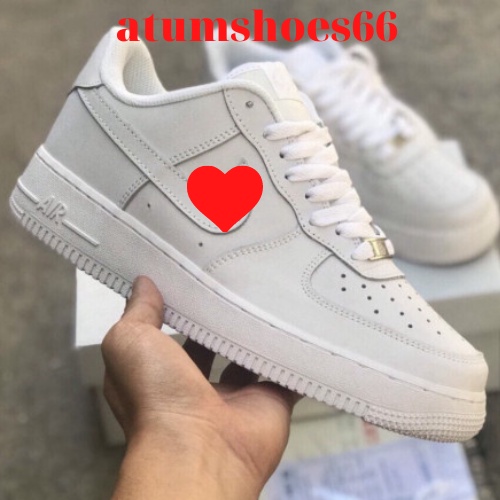 Giày Sneaker nam nữ Thể Thao thấp cổ màu trắngTrắng AF1 Full Box Đủ Size