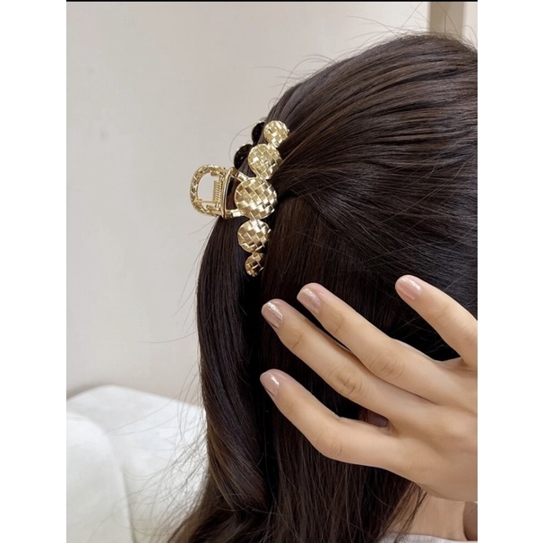 Kẹp tóc càng cua hàn quốc BBstore cặp tóc kim loại nữ