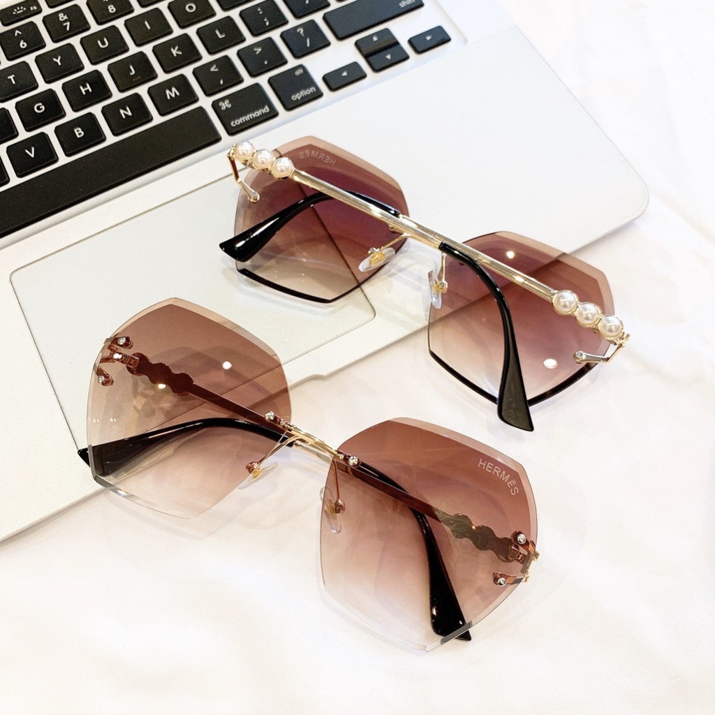 Mắt kính thời trang cao cấp gọng kim loại cho nữ A214 UV 💎 FREESHIP 💎 chống tia UV400 | BigBuy360 - bigbuy360.vn