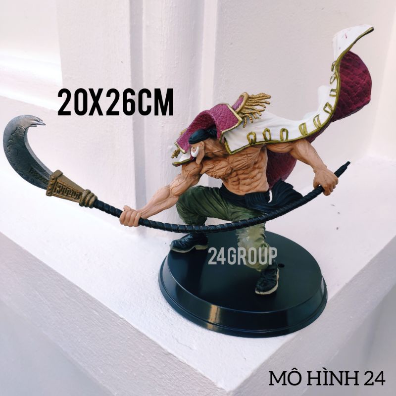 [24X29CM] MÔ HÌNH ĐỒ CHƠI SIÊU PHẨM TỨ HOÀNG RÂU TRẮNG EDWARD NEWGATE TRONG ANIME ONE PIECE ONEPIECE ĐẢO HẢI TẶC