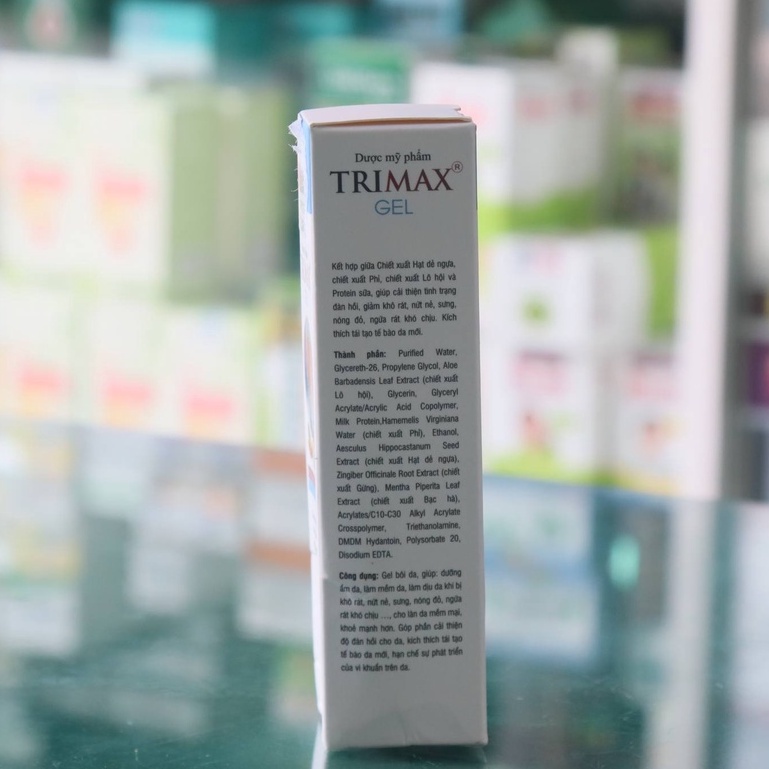 Gel bôi trĩ Trimax – Hỗ trợ giúp co búi trĩ, dưỡng ẩm, làm mềm da (tuýp 20g)