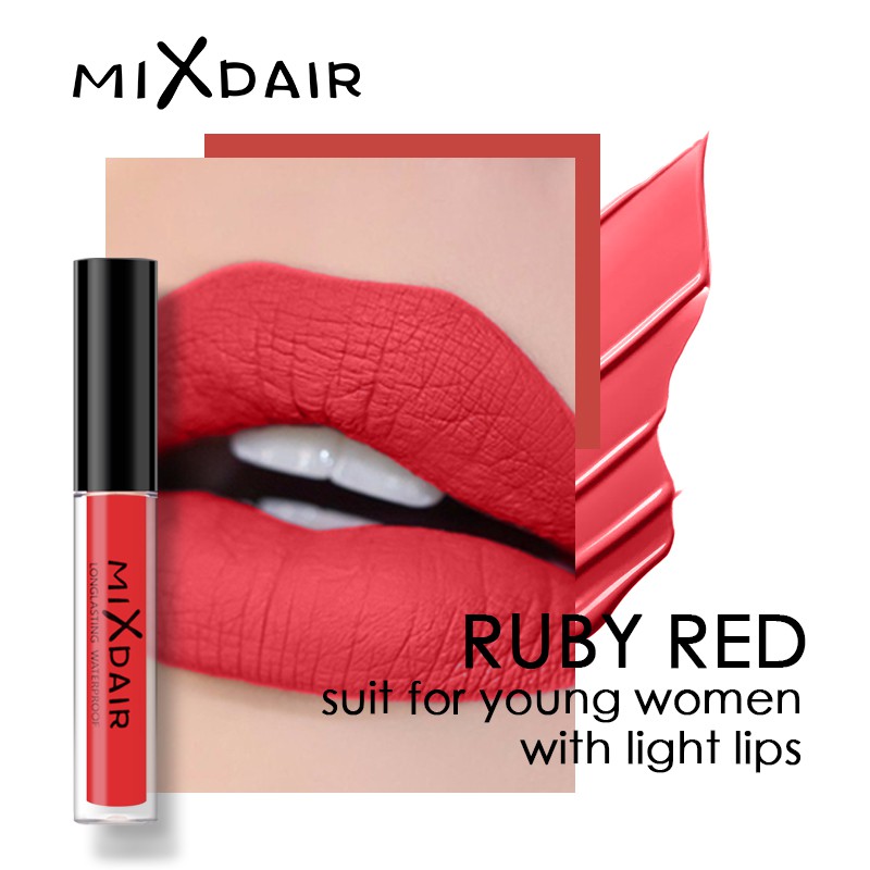 Son môi nhung lì MIXDAIR với 9 màu tuỳ chọn 28g | BigBuy360 - bigbuy360.vn